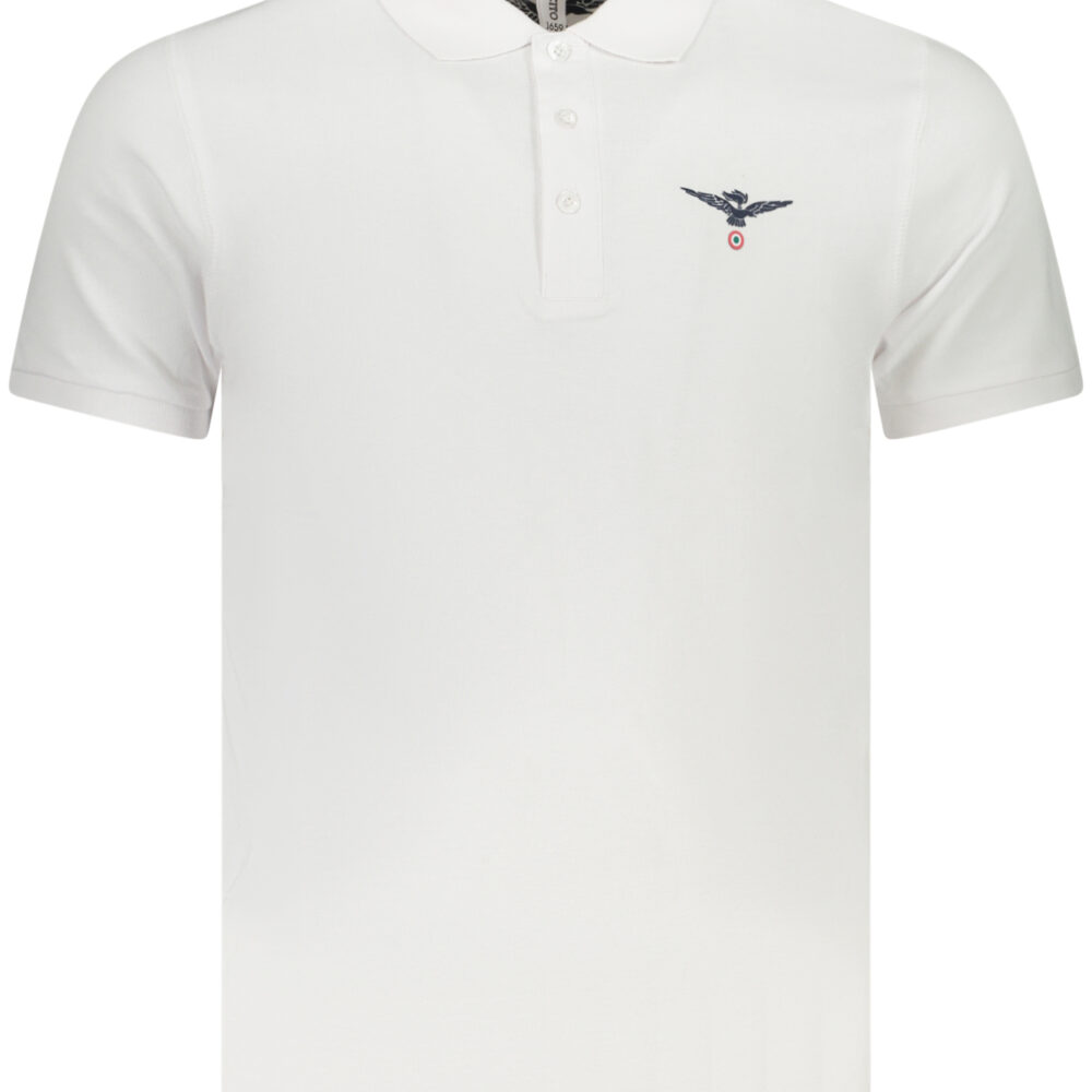 ESERCITO 1659 POLO MANICHE CORTE UOMO BIANCO