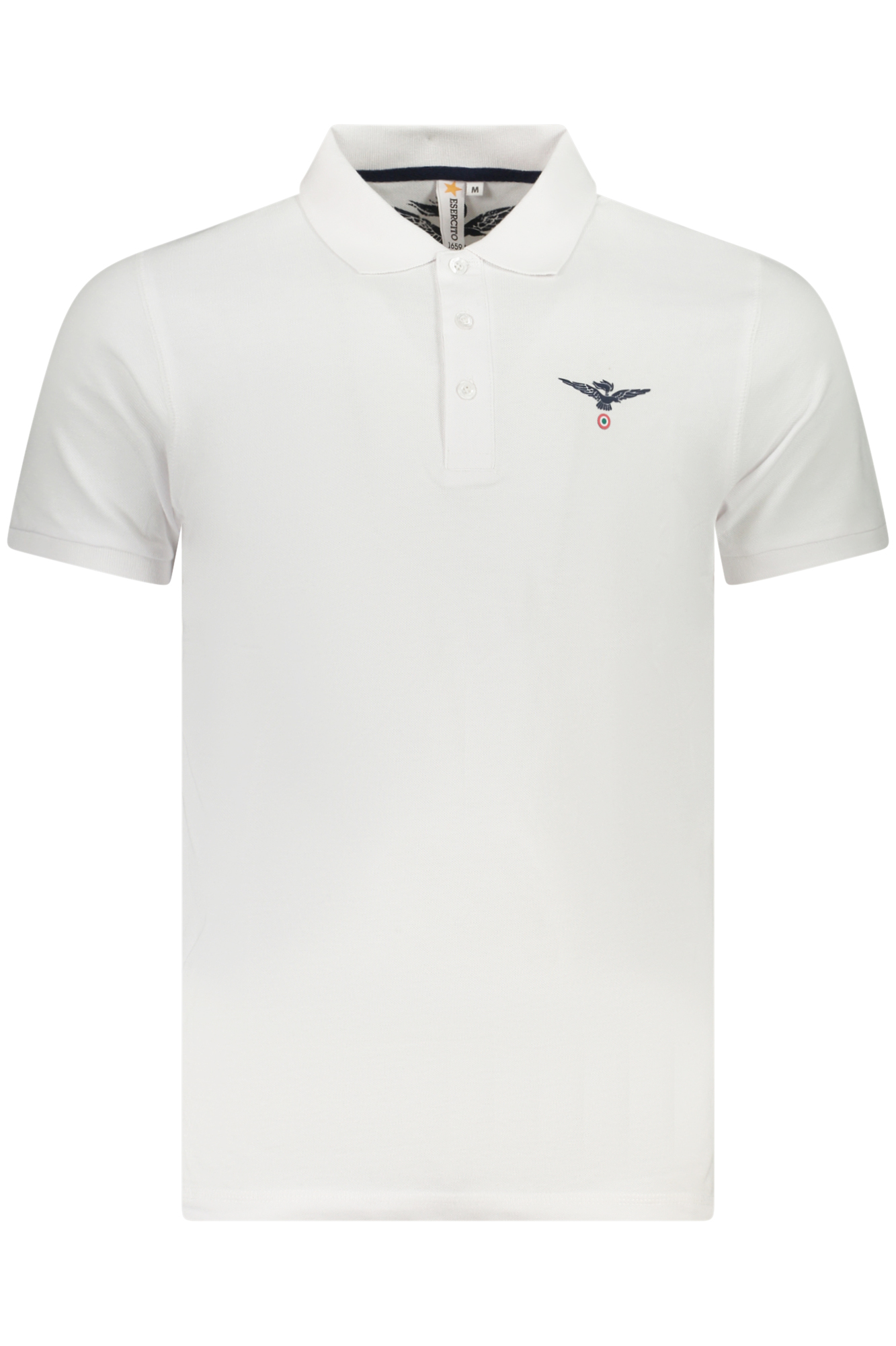 ESERCITO 1659 POLO MANICHE CORTE UOMO BIANCO