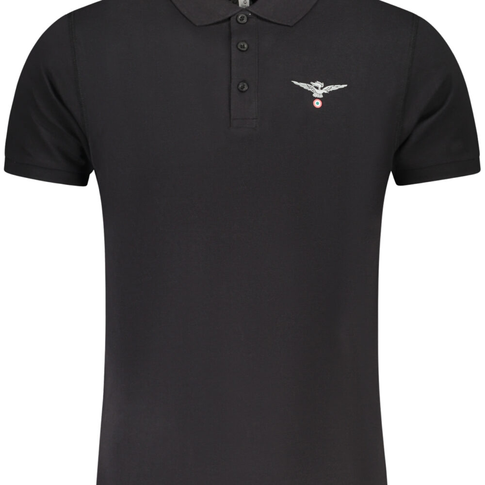 ESERCITO 1659 POLO MANICHE CORTE UOMO NERO