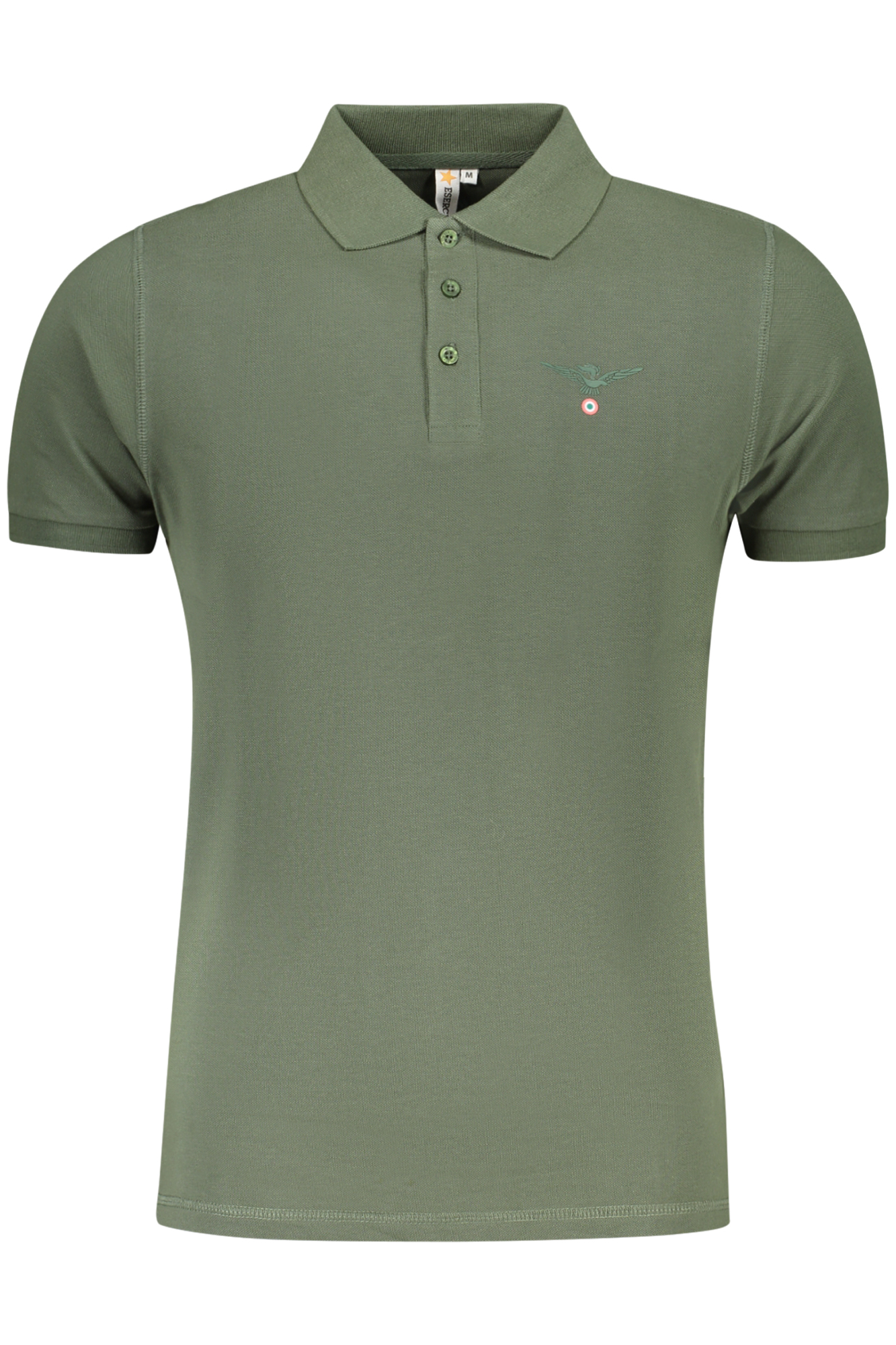 ESERCITO 1659 POLO MANICHE CORTE UOMO VERDE