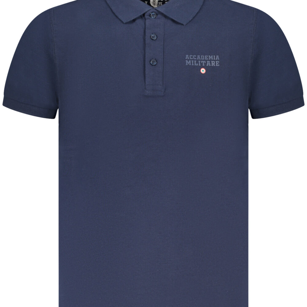 ACCADEMIA MILITARE POLO MANICHE CORTE UOMO BLU