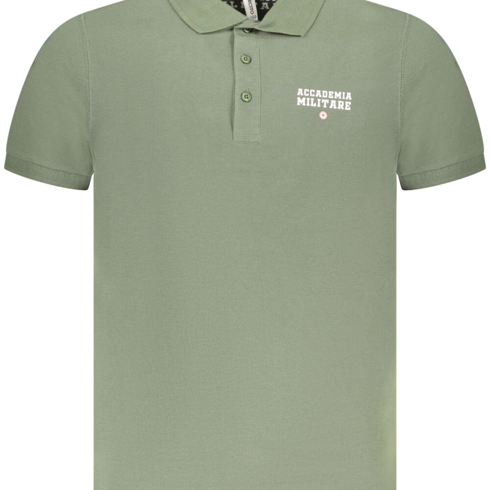 ACCADEMIA MILITARE POLO MANICHE CORTE UOMO VERDE