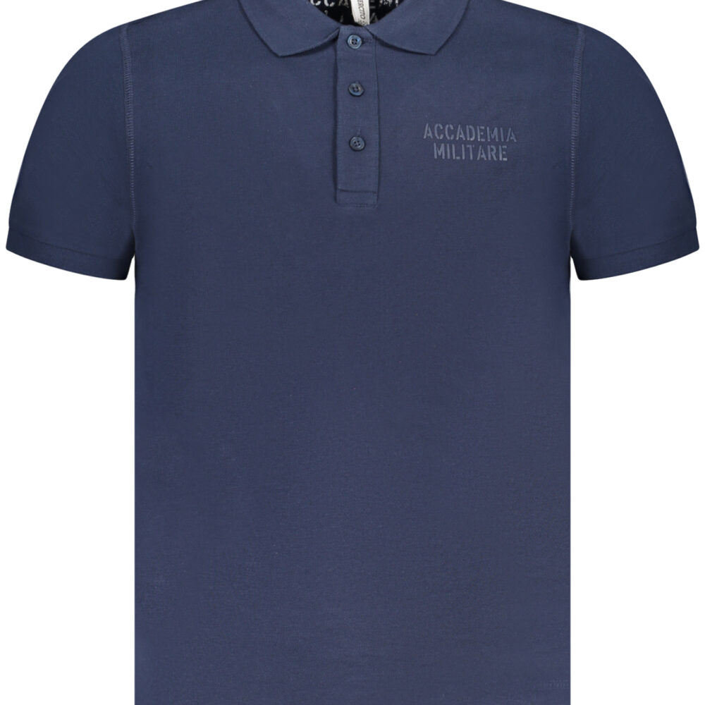 ACCADEMIA MILITARE POLO MANICHE CORTE UOMO BLU