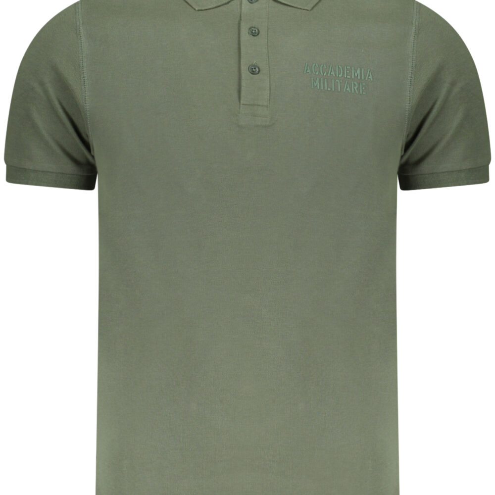 ACCADEMIA MILITARE POLO MANICHE CORTE UOMO VERDE