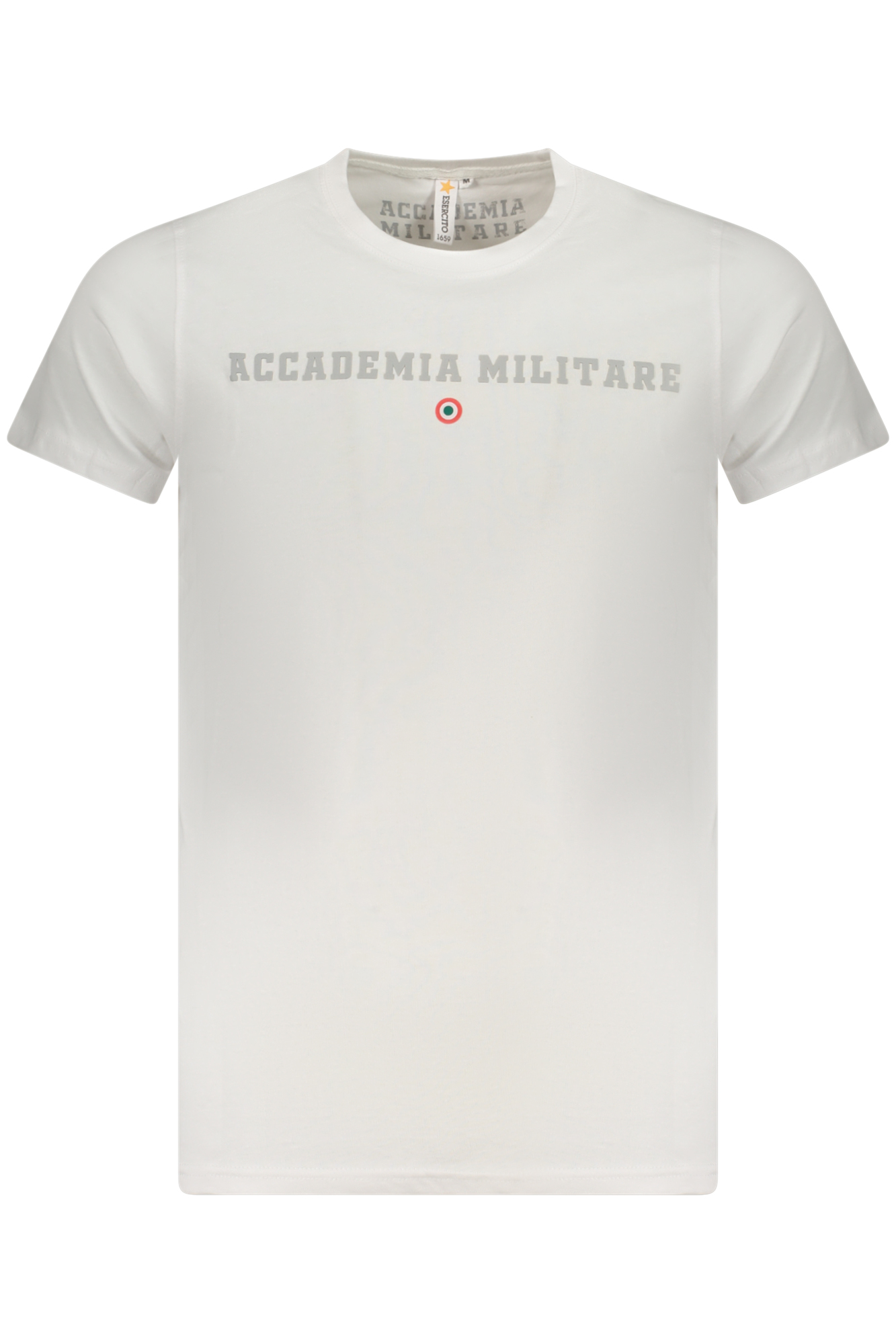 ACCADEMIA MILITARE T-SHIRT MANICHE CORTE UOMO BIANCO