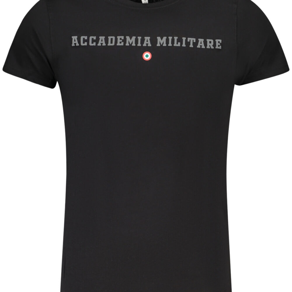 ACCADEMIA MILITARE T-SHIRT MANICHE CORTE UOMO NERO
