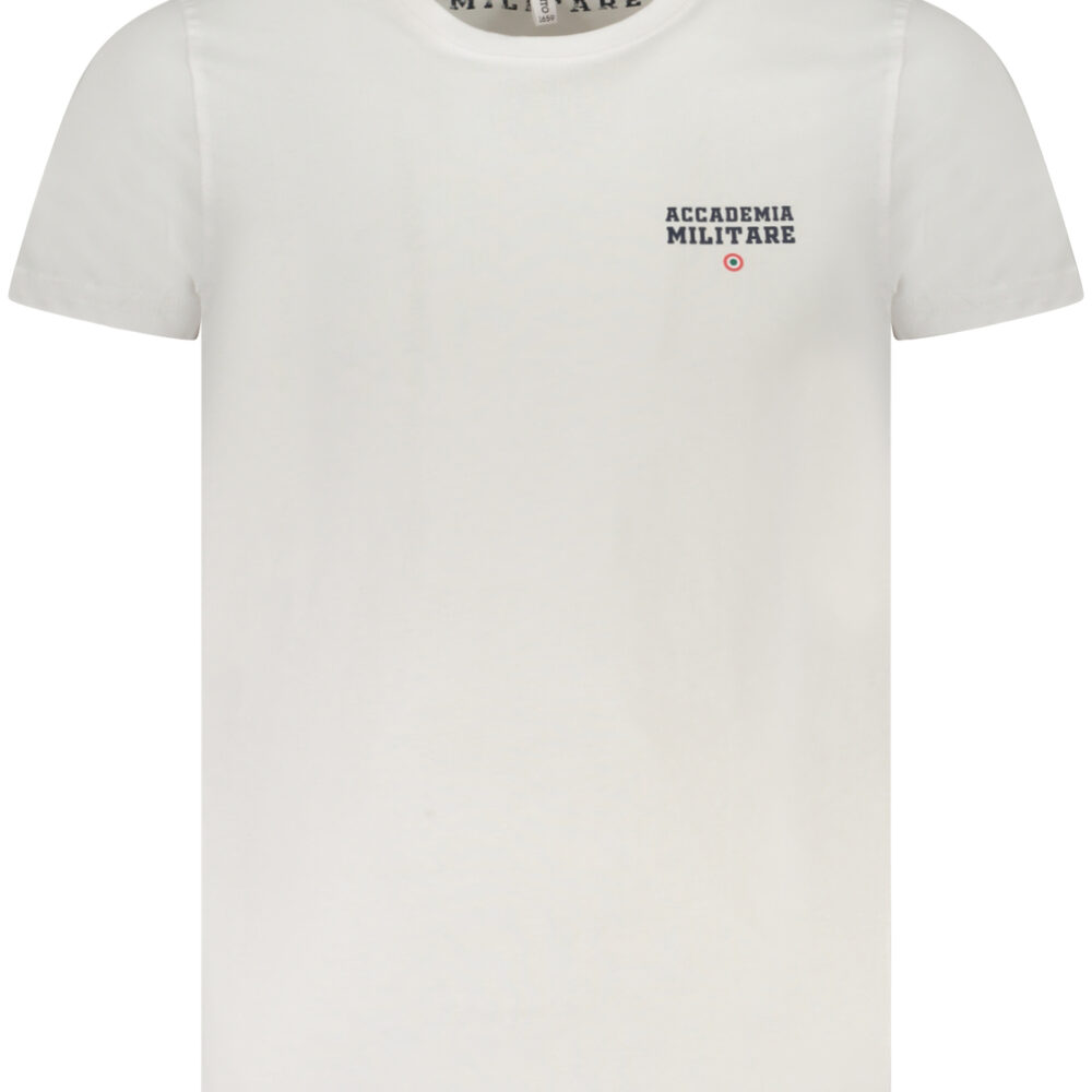 ACCADEMIA MILITARE T-SHIRT MANICHE CORTE UOMO BIANCO