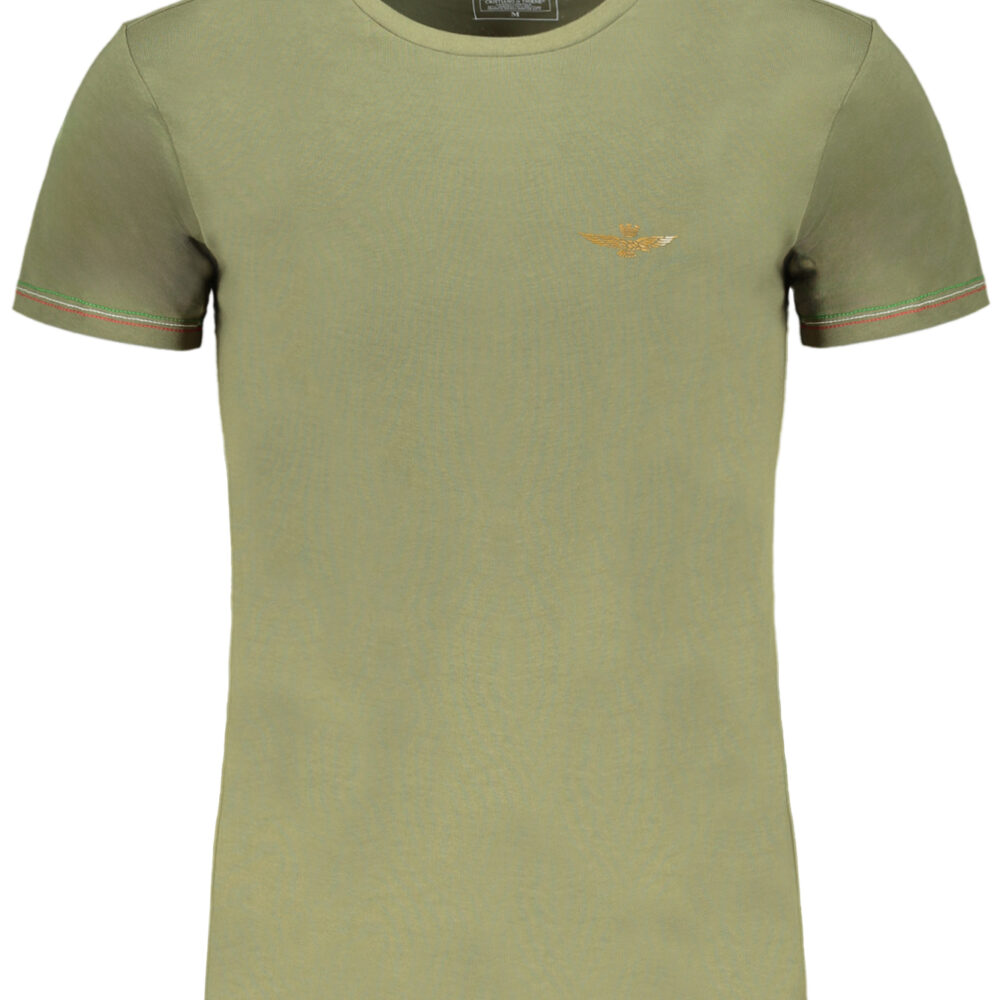 AERONAUTICA MILITARE T-SHIRT MANICHE CORTE UOMO VERDE