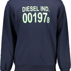 DIESEL FELPA SENZA ZIP UOMO BLU