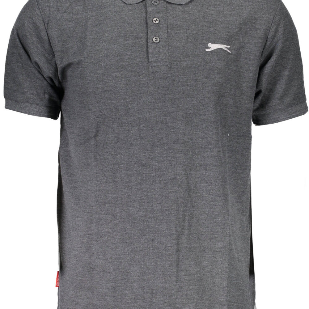SLAZENGER POLO MANICHE CORTE UOMO GRIGIO