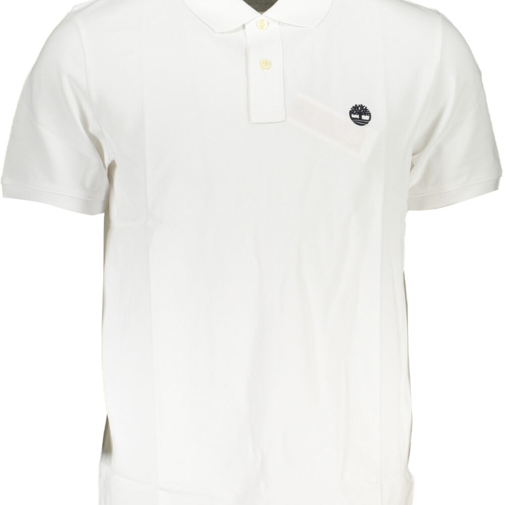 TIMBERLAND POLO MANICHE CORTE UOMO BIANCO