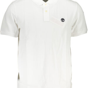 TIMBERLAND POLO MANICHE CORTE UOMO BIANCO