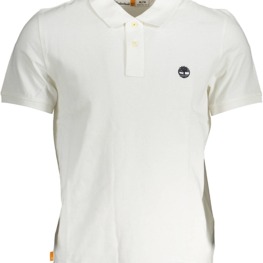 TIMBERLAND POLO MANICHE CORTE UOMO BIANCO