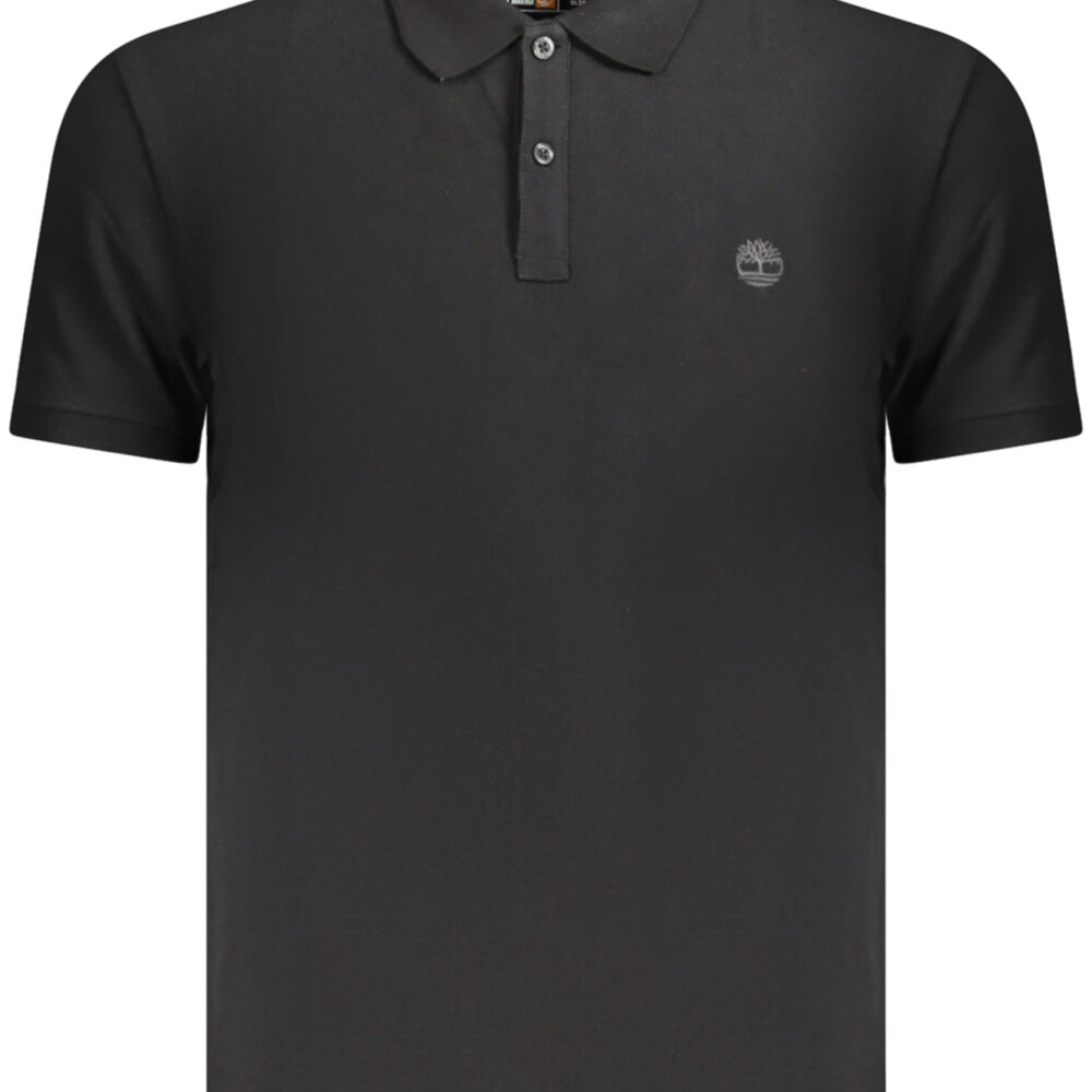 TIMBERLAND POLO MANICHE CORTE UOMO NERO