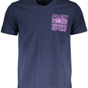 PLEIN SPORT T-SHIRT MANICHE CORTE UOMO BLU