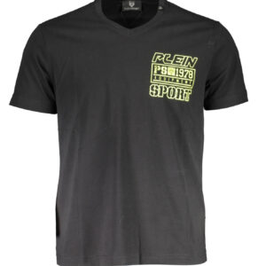 PLEIN SPORT T-SHIRT MANICHE CORTE UOMO NERO