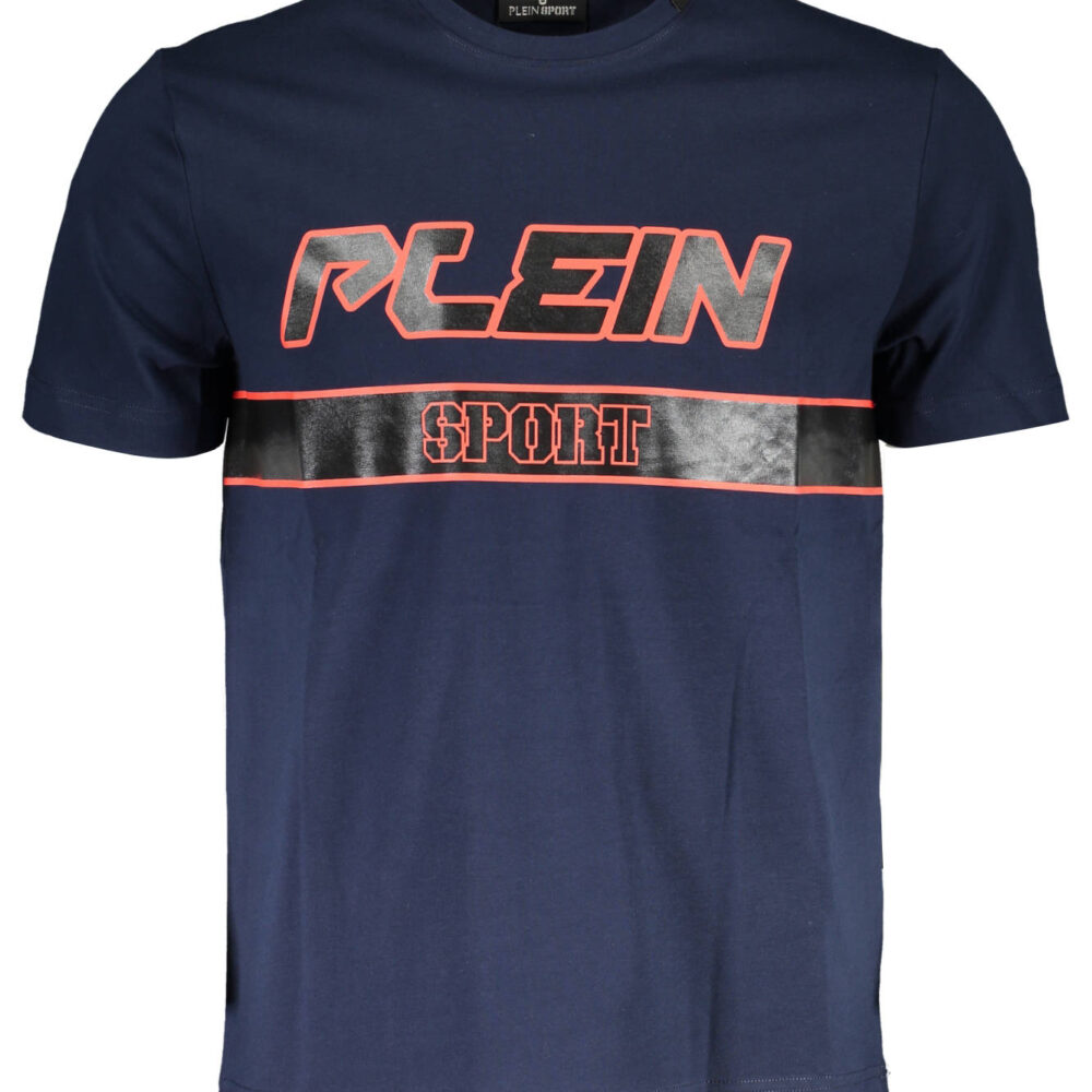 PLEIN SPORT T-SHIRT MANICHE CORTE UOMO BLU