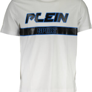 PLEIN SPORT T-SHIRT MANICHE CORTE UOMO BIANCO