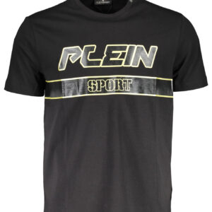 PLEIN SPORT T-SHIRT MANICHE CORTE UOMO NERO