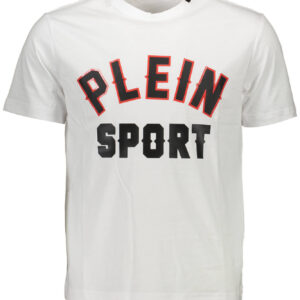 PLEIN SPORT T-SHIRT MANICHE CORTE UOMO BIANCO