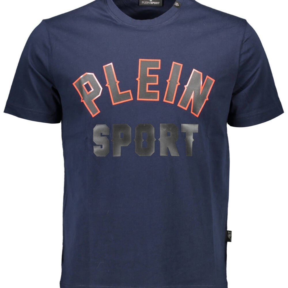 PLEIN SPORT T-SHIRT MANICHE CORTE UOMO BLU