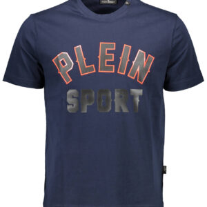 PLEIN SPORT T-SHIRT MANICHE CORTE UOMO BLU
