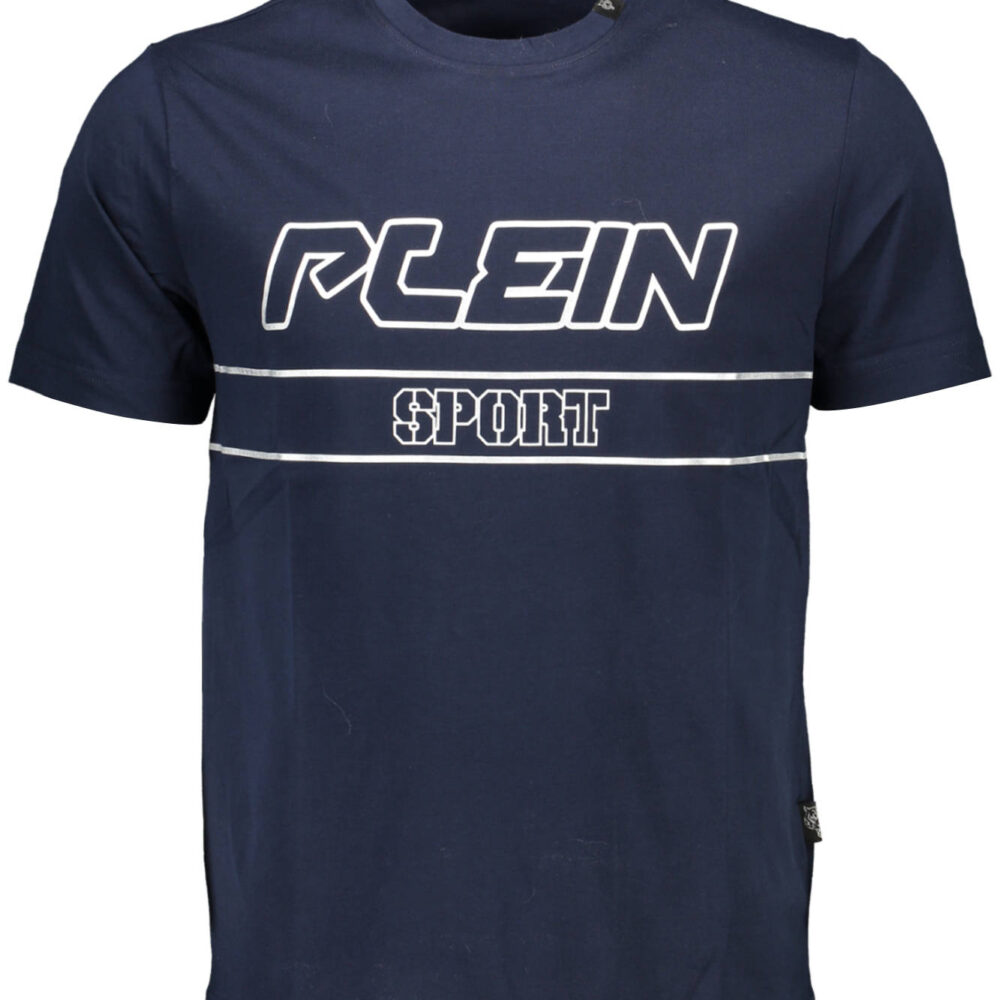 PLEIN SPORT T-SHIRT MANICHE CORTE UOMO BLU