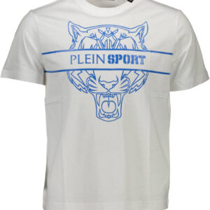 PLEIN SPORT T-SHIRT MANICHE CORTE UOMO BIANCO