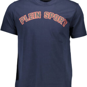 PLEIN SPORT T-SHIRT MANICHE CORTE UOMO BLU