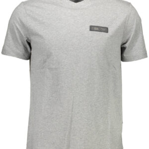 PLEIN SPORT T-SHIRT MANICHE CORTE UOMO GRIGIO