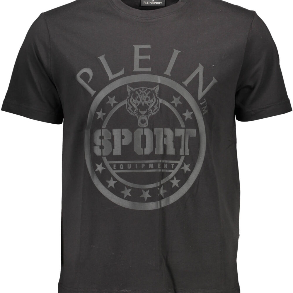 PLEIN SPORT T-SHIRT MANICHE CORTE UOMO NERO