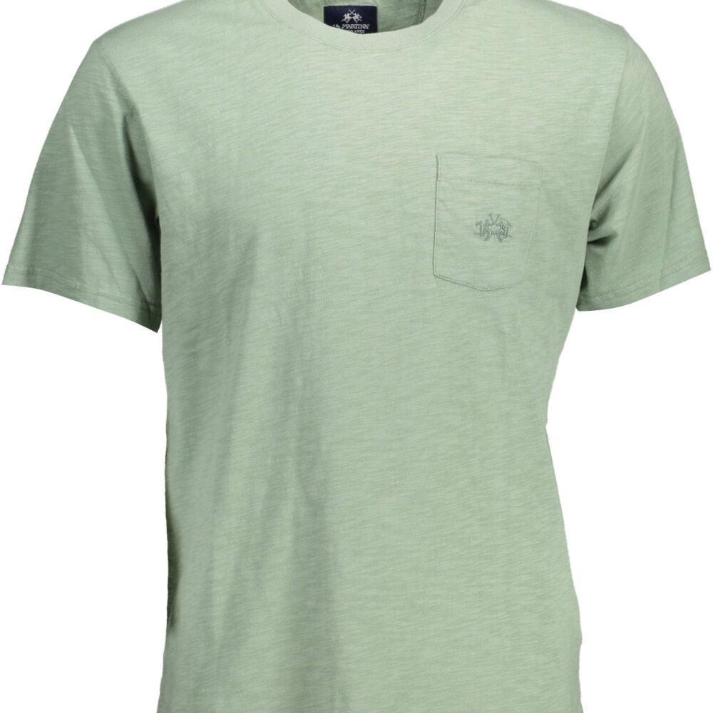LA MARTINA T-SHIRT MANICHE CORTE UOMO VERDE