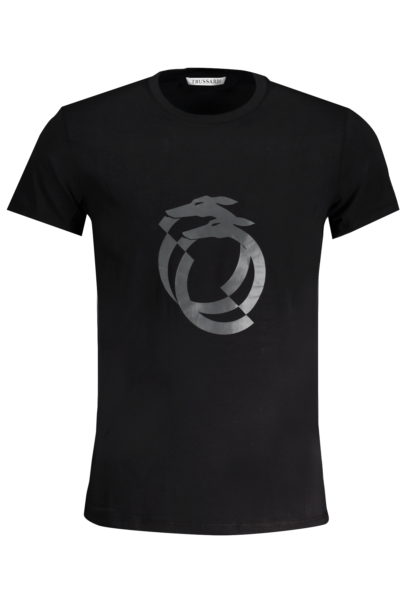 TRUSSARDI T-SHIRT MANICHE CORTE UOMO NERO