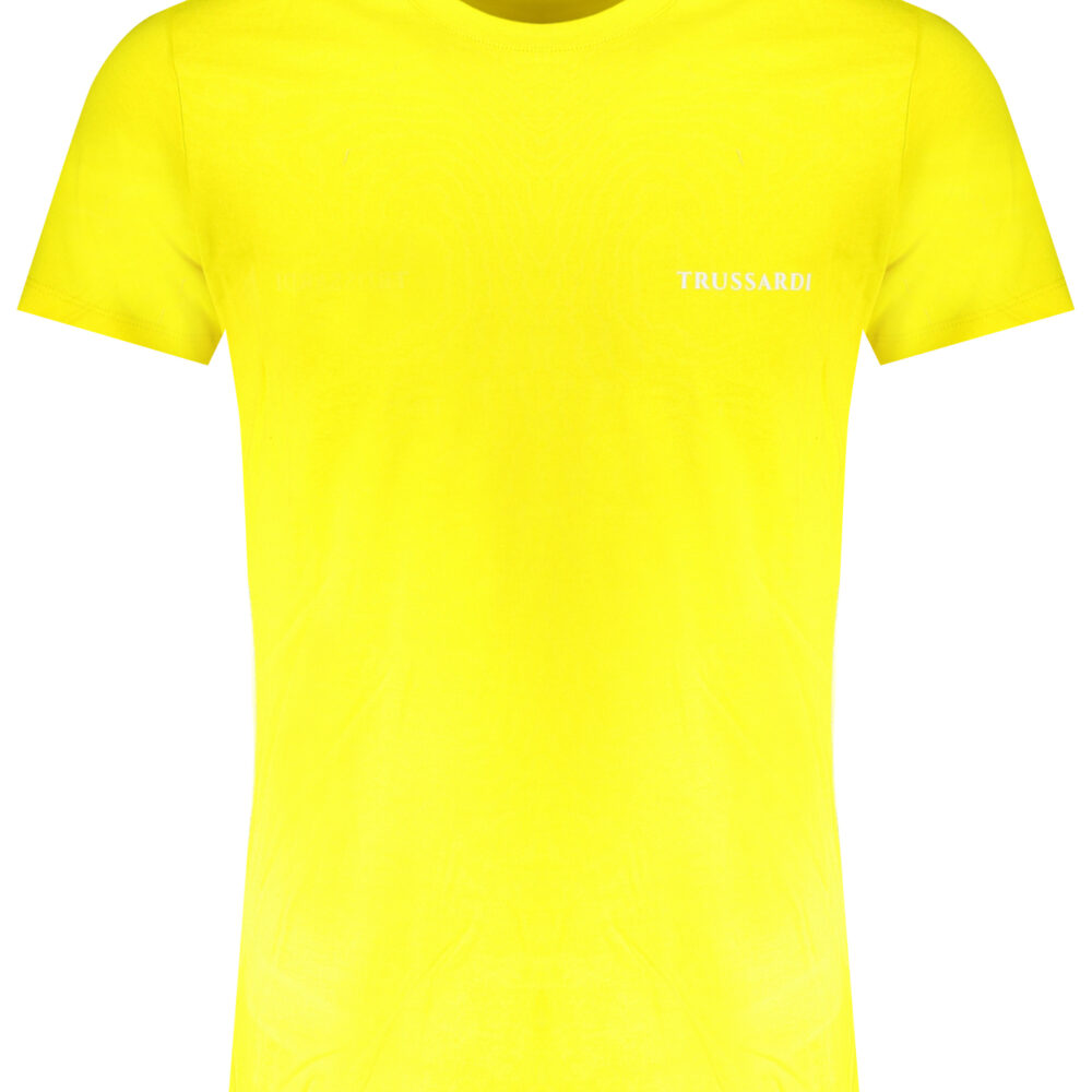 TRUSSARDI T-SHIRT MANICHE CORTE UOMO GIALLO