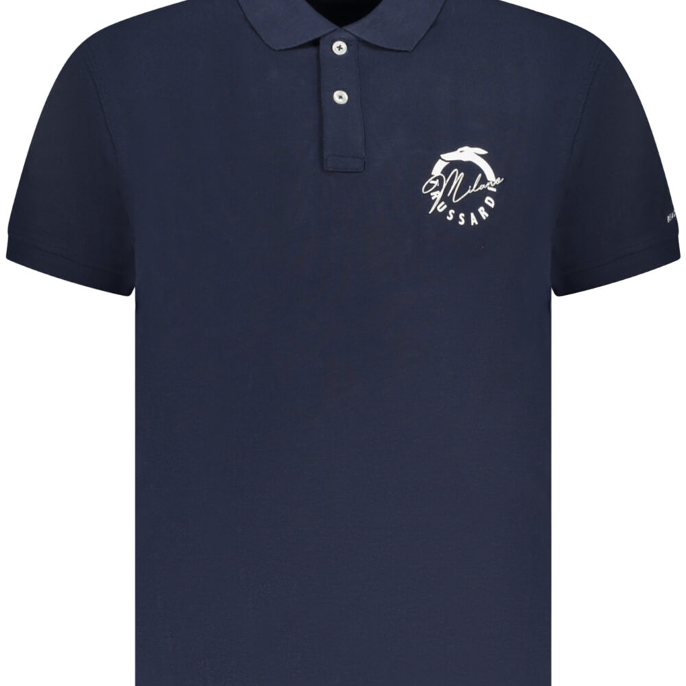 TRUSSARDI POLO MANICHE CORTE UOMO BLU