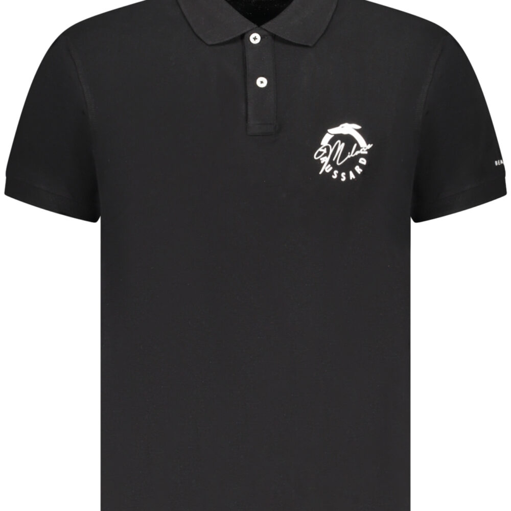 TRUSSARDI POLO MANICHE CORTE UOMO NERO