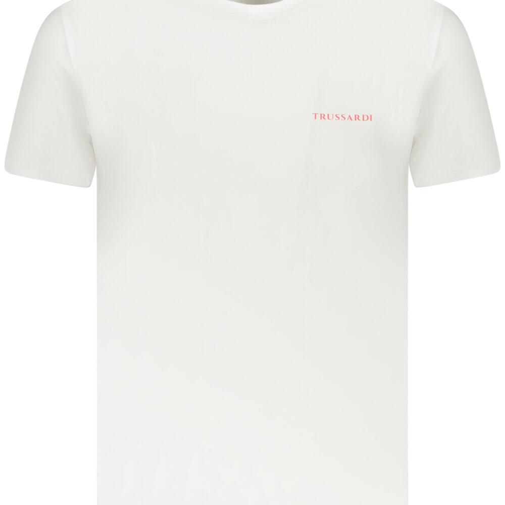 TRUSSARDI T-SHIRT MANICHE CORTE UOMO BIANCO