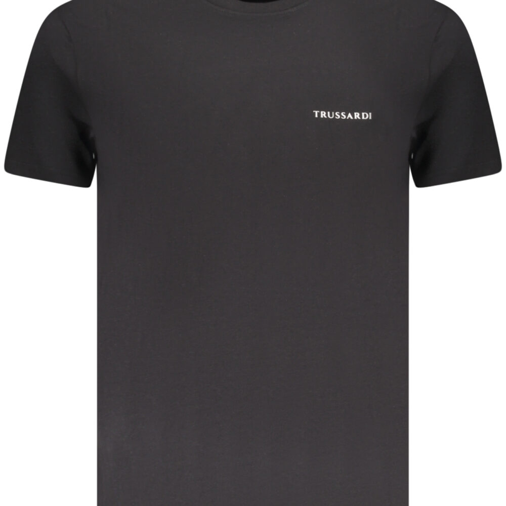 TRUSSARDI T-SHIRT MANICHE CORTE UOMO NERO