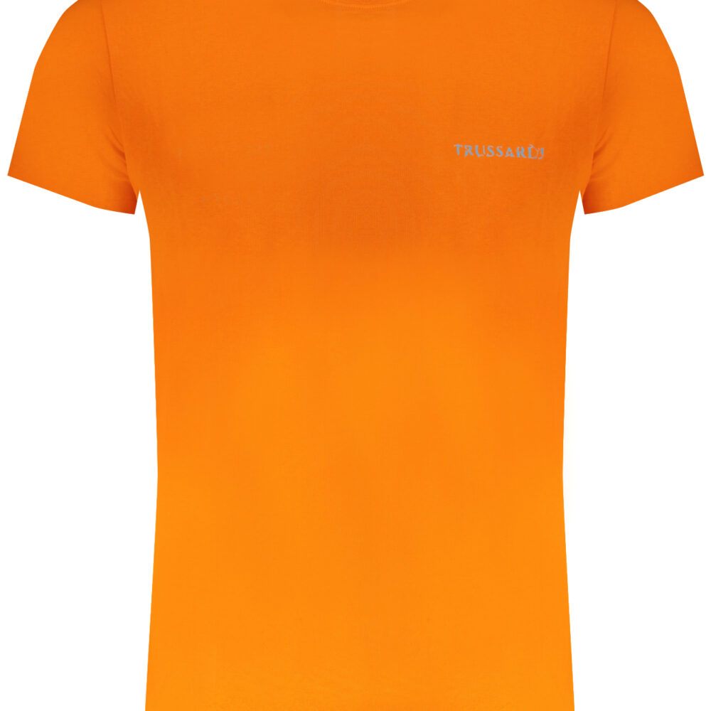 TRUSSARDI T-SHIRT MANICHE CORTE UOMO ARANCIO