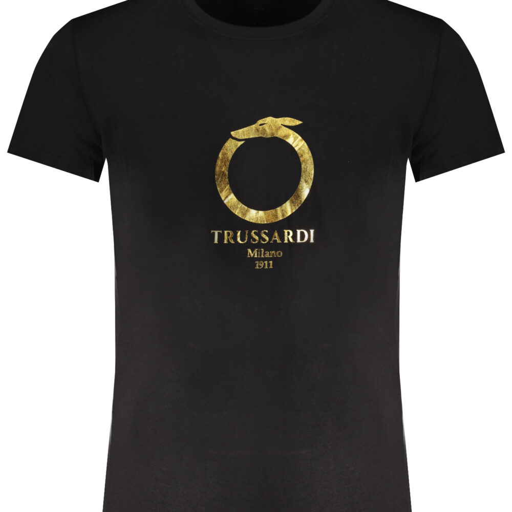 TRUSSARDI T-SHIRT MANICHE CORTE UOMO NERO