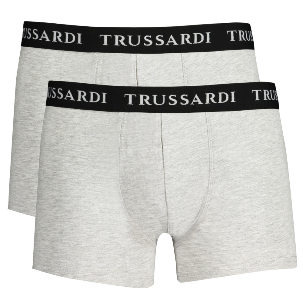 TRUSSARDI BOXER UOMO GRIGIO