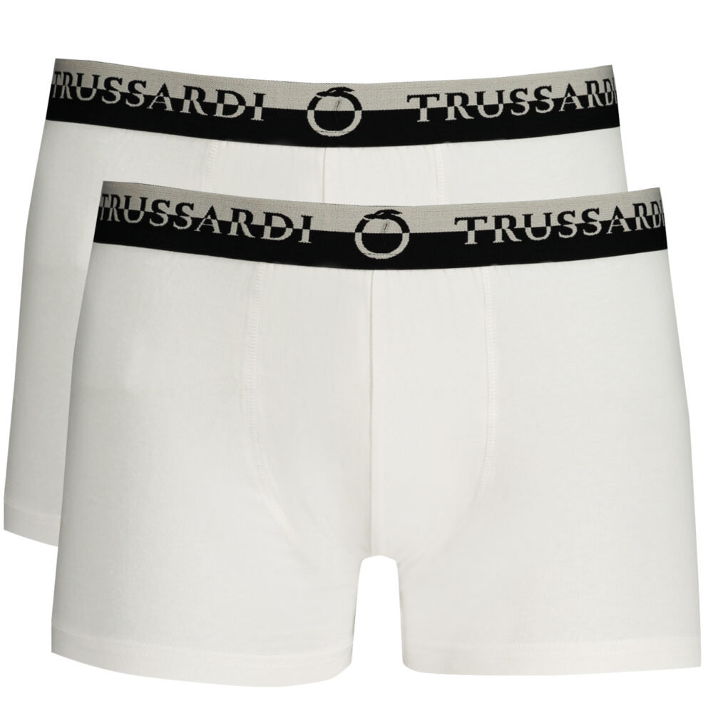 TRUSSARDI BOXER UOMO BIANCO