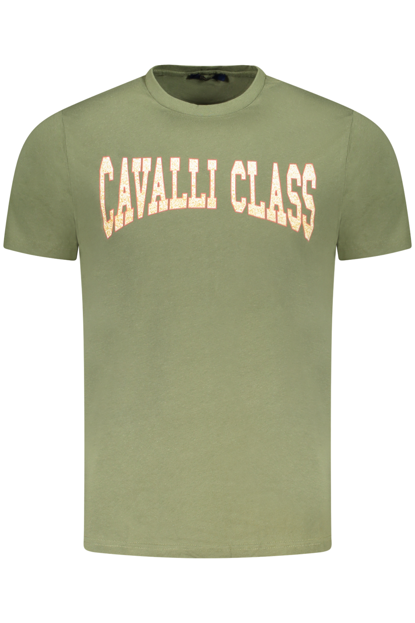 CAVALLI CLASS T-SHIRT MANICHE CORTE UOMO VERDE