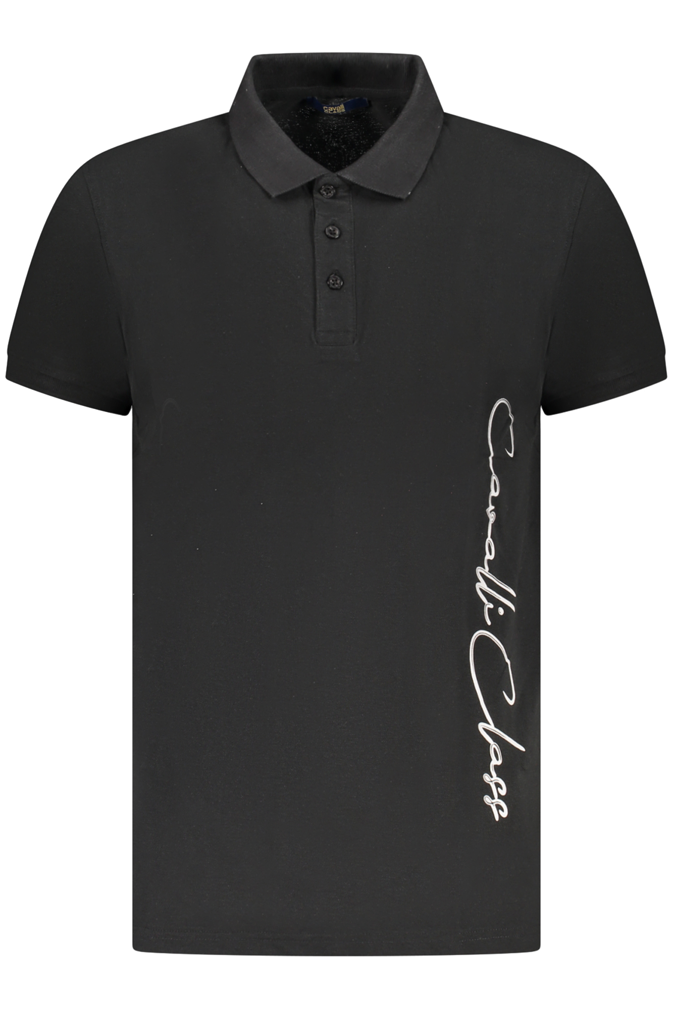 CAVALLI CLASS POLO MANICHE CORTE UOMO NERO