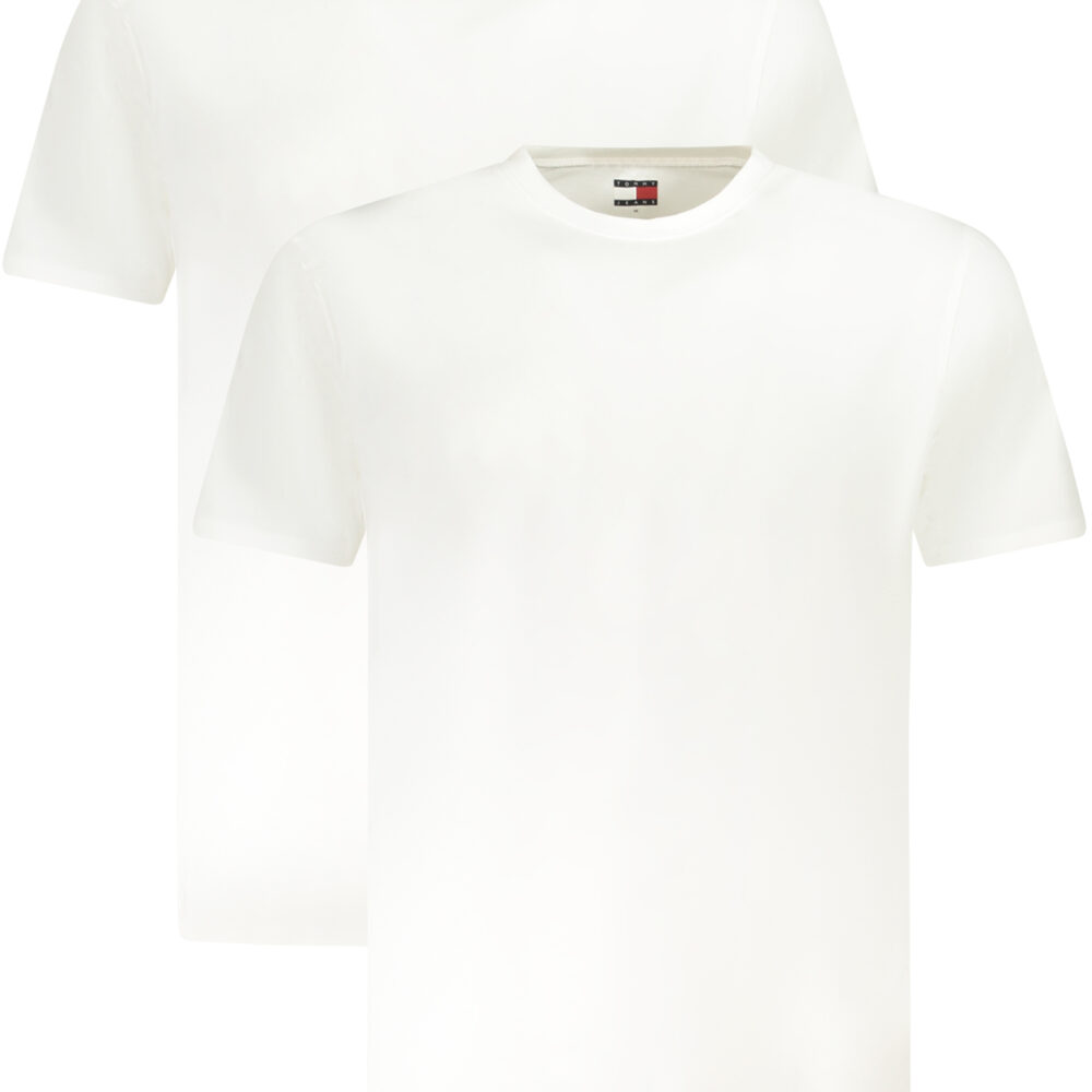 TOMMY HILFIGER T-SHIRT ESTERNABILE UOMO BIANCO