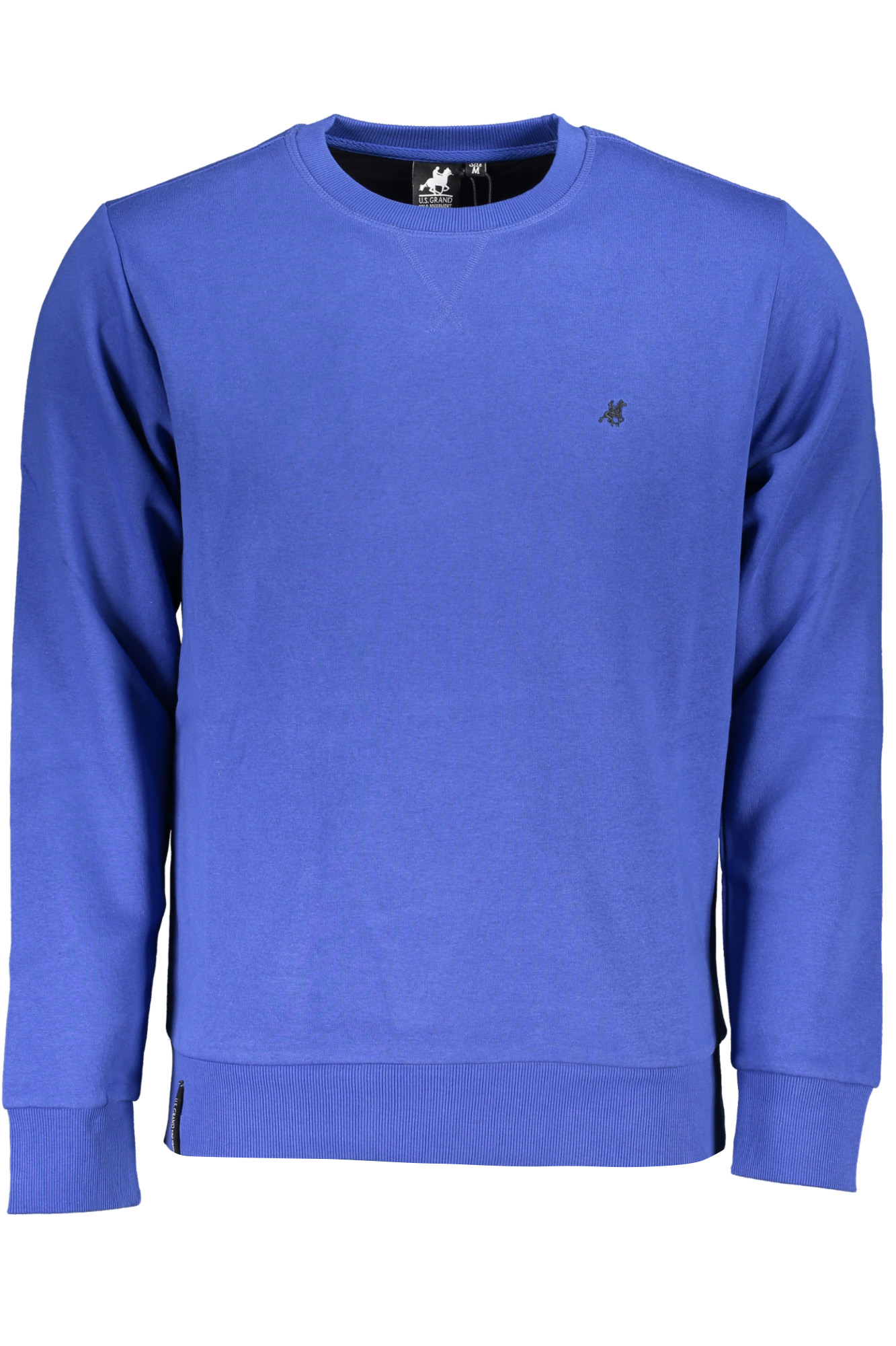 U.S. GRAND POLO FELPA SENZA ZIP UOMO BLU
