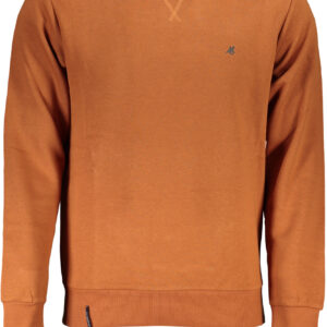 U.S. GRAND POLO FELPA SENZA ZIP UOMO MARRONE