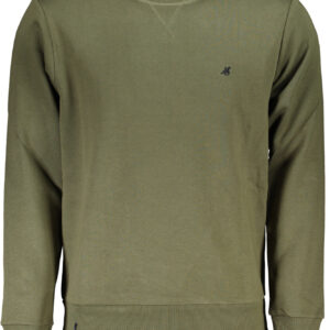 U.S. GRAND POLO FELPA SENZA ZIP UOMO VERDE