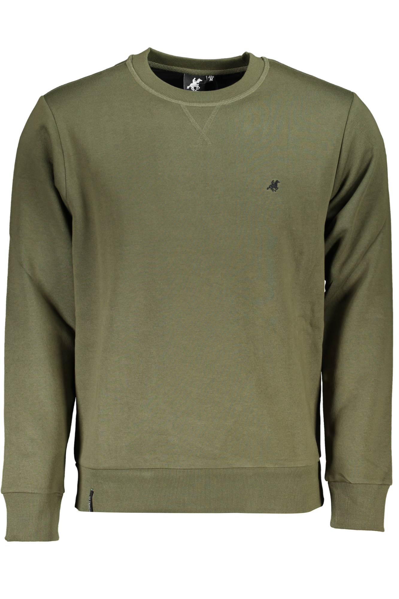 U.S. GRAND POLO FELPA SENZA ZIP UOMO VERDE