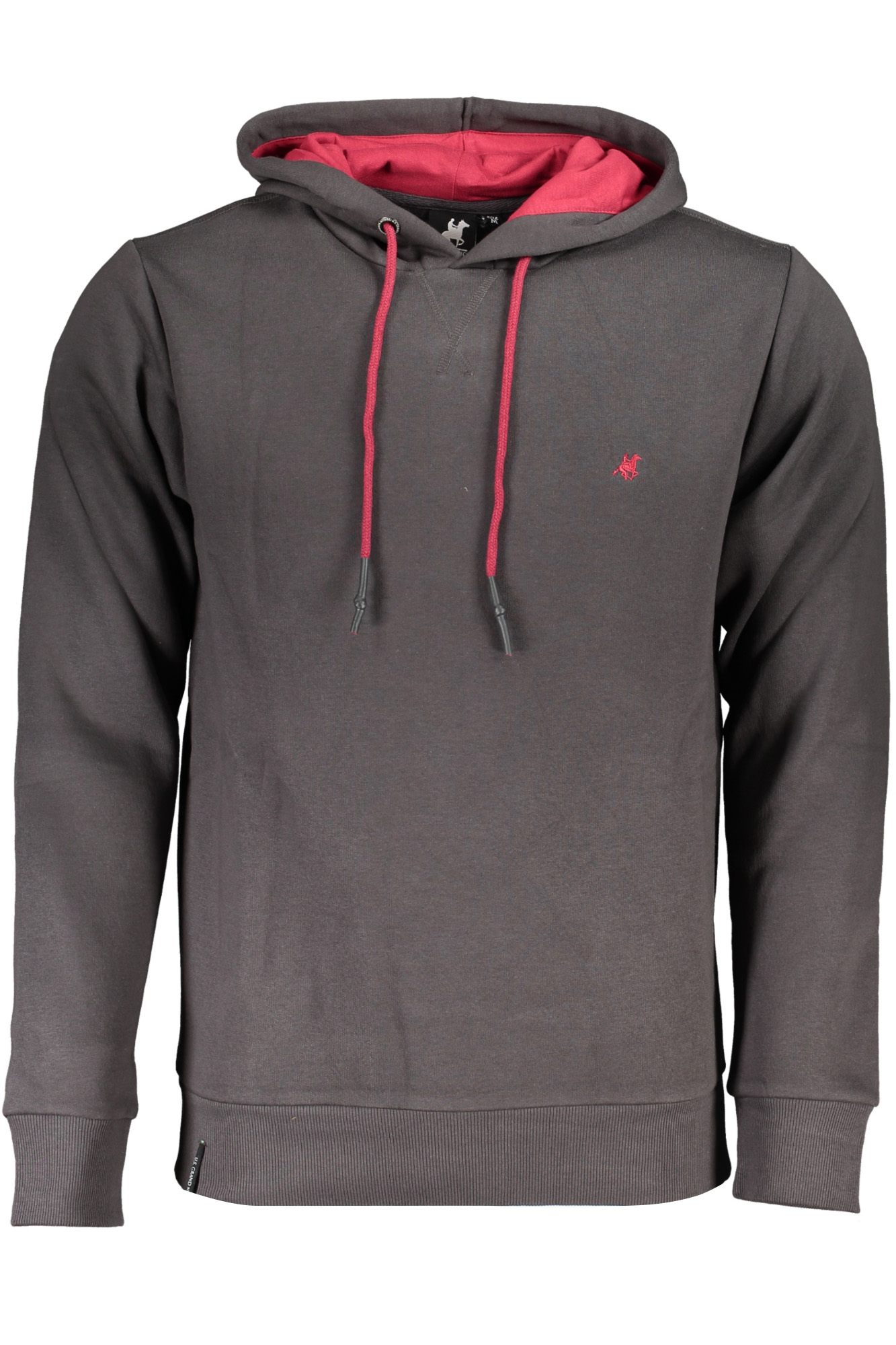U.S. GRAND POLO FELPA SENZA ZIP UOMO GRIGIO